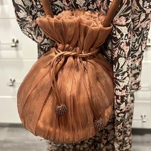 Jaylay Silk Drawstring Purse